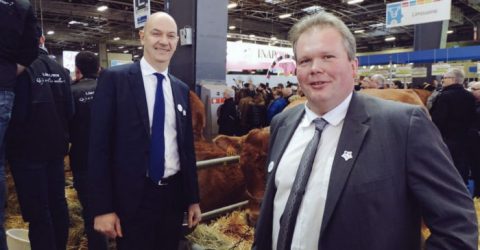 avec roland lescure au salon